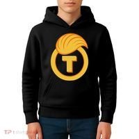 Trump Official Meme Coin Crypto President Kids Hoodie thumb 4