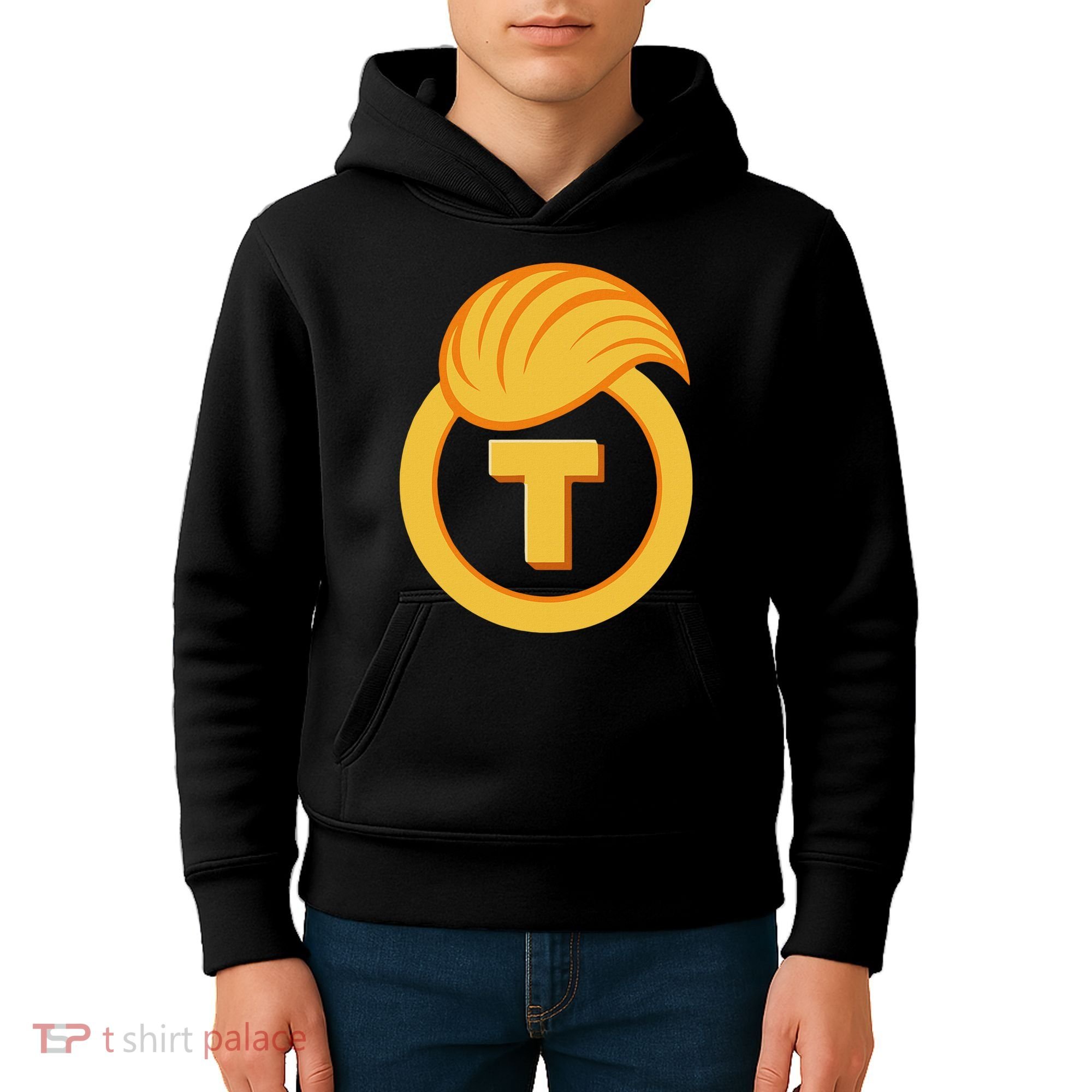 Trump Official Meme Coin Crypto President Kids Hoodie