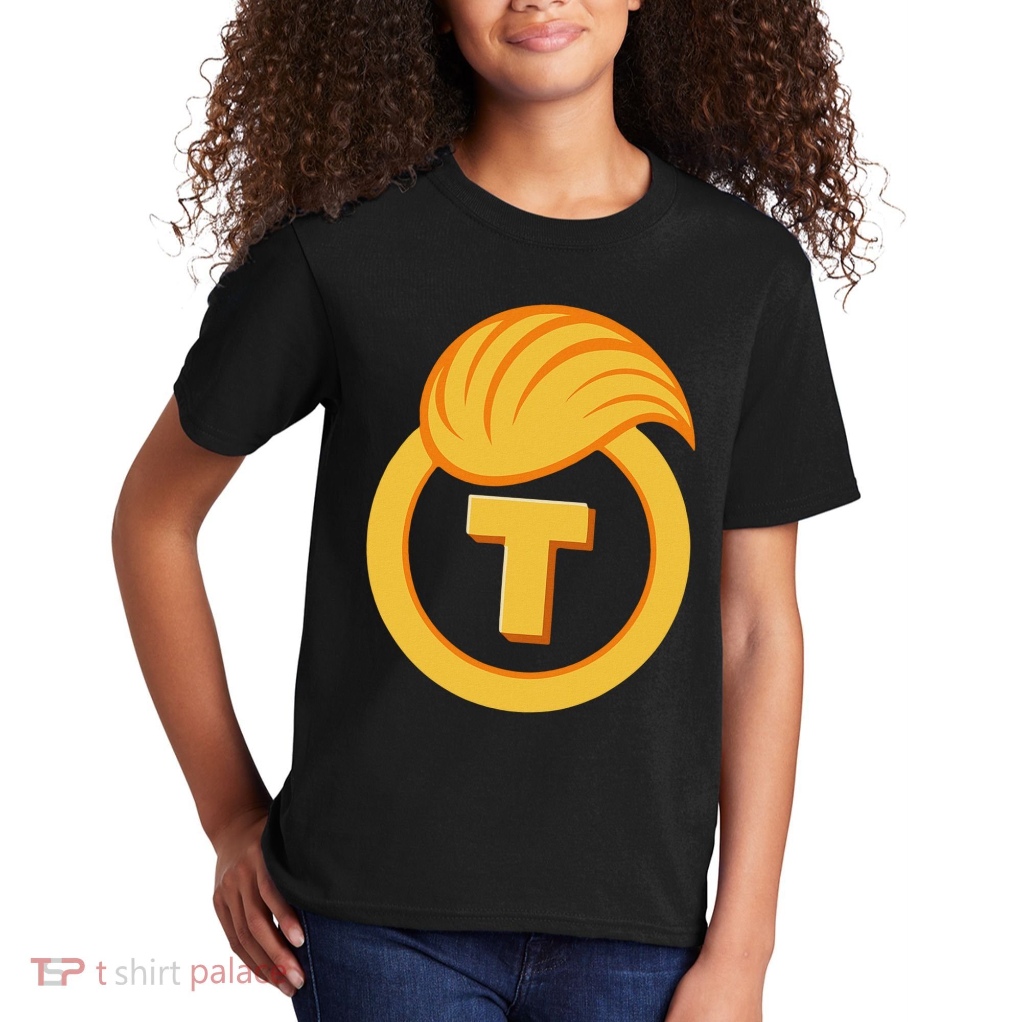 Trump Official Meme Coin Crypto President Kids T-Shirt
