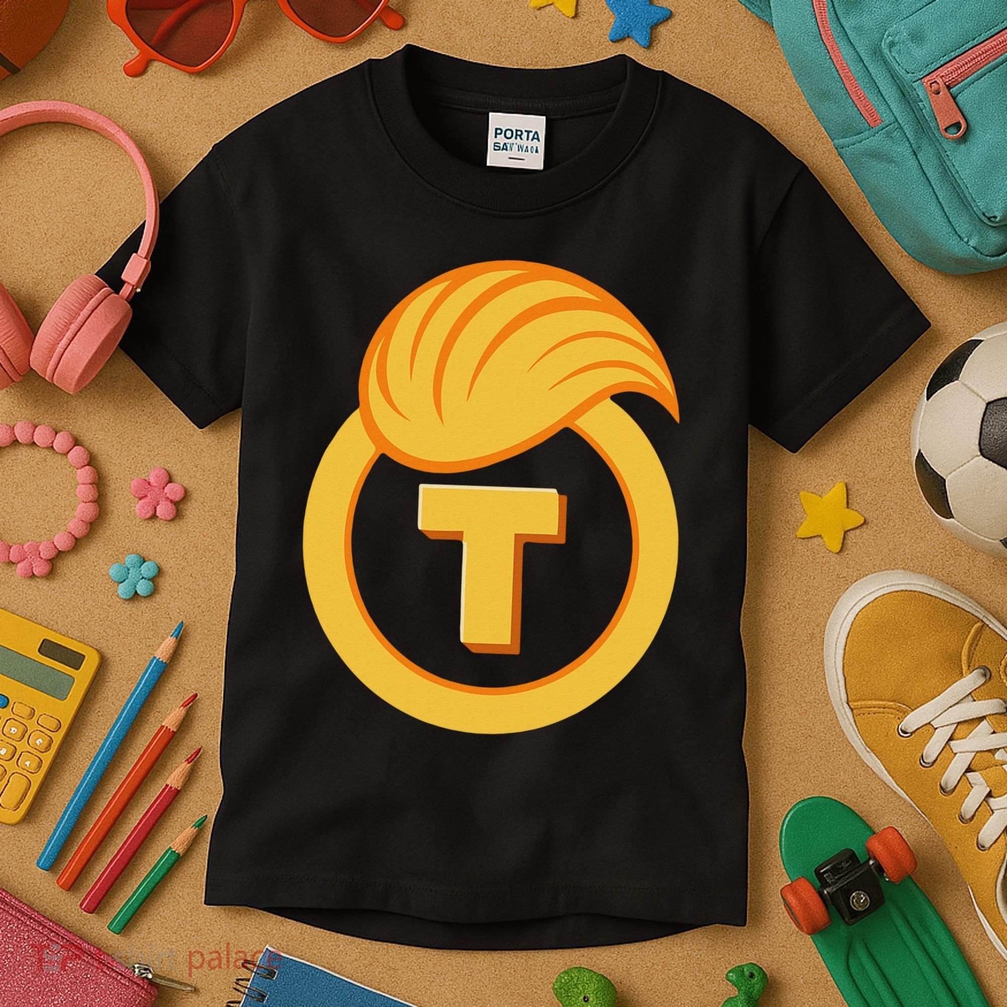 Trump Official Meme Coin Crypto President Kids T-Shirt