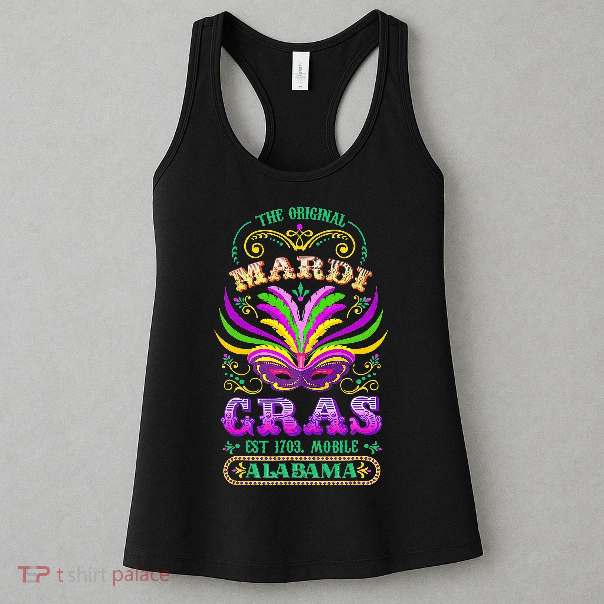 The Original Mardi Gras Mobile Alabama 1703 Women's Tank Top