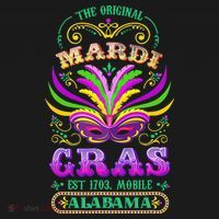The Original Mardi Gras Mobile Alabama 1703 Tank Top thumb 6