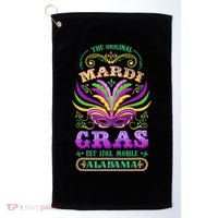 The Original Mardi Gras Mobile Alabama 1703 Golf Towel thumb 0