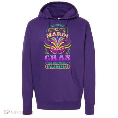 The Original Mardi Gras Mobile Alabama 1703 Hoodie