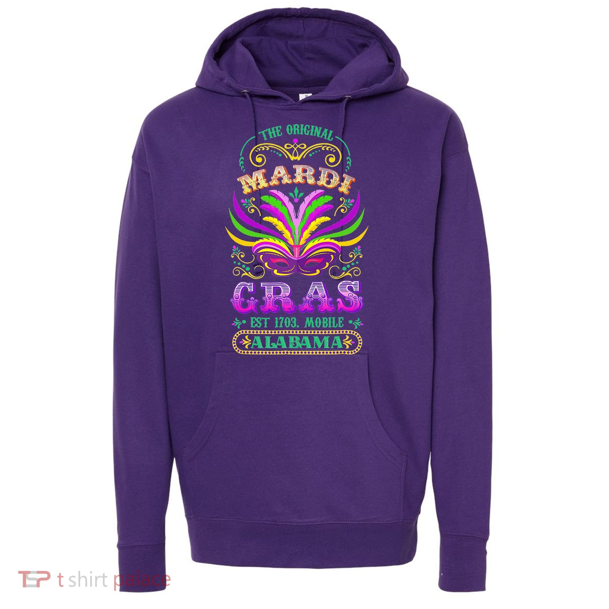 The Original Mardi Gras Mobile Alabama 1703 Hoodie