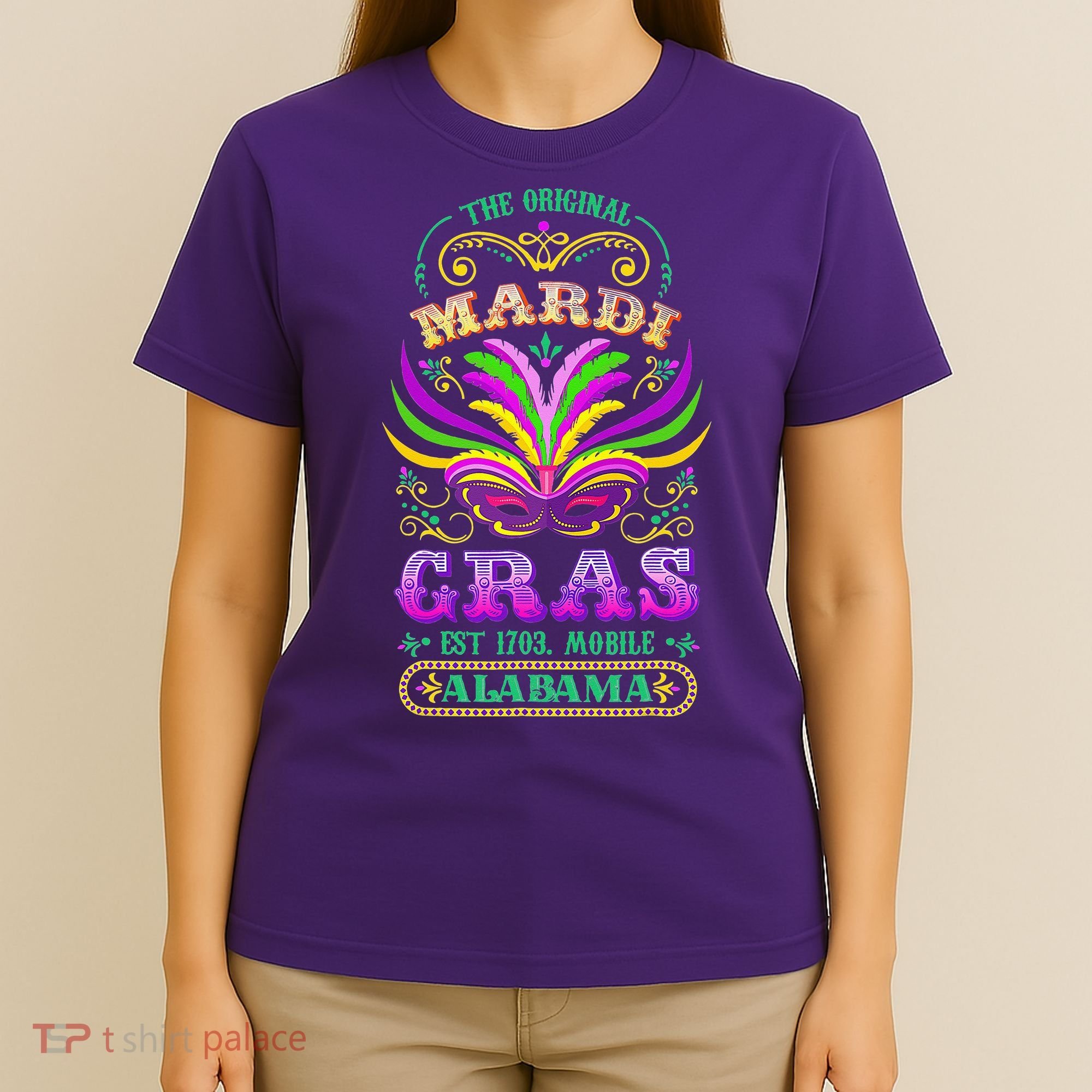 The Original Mardi Gras Mobile Alabama 1703 T-Shirt