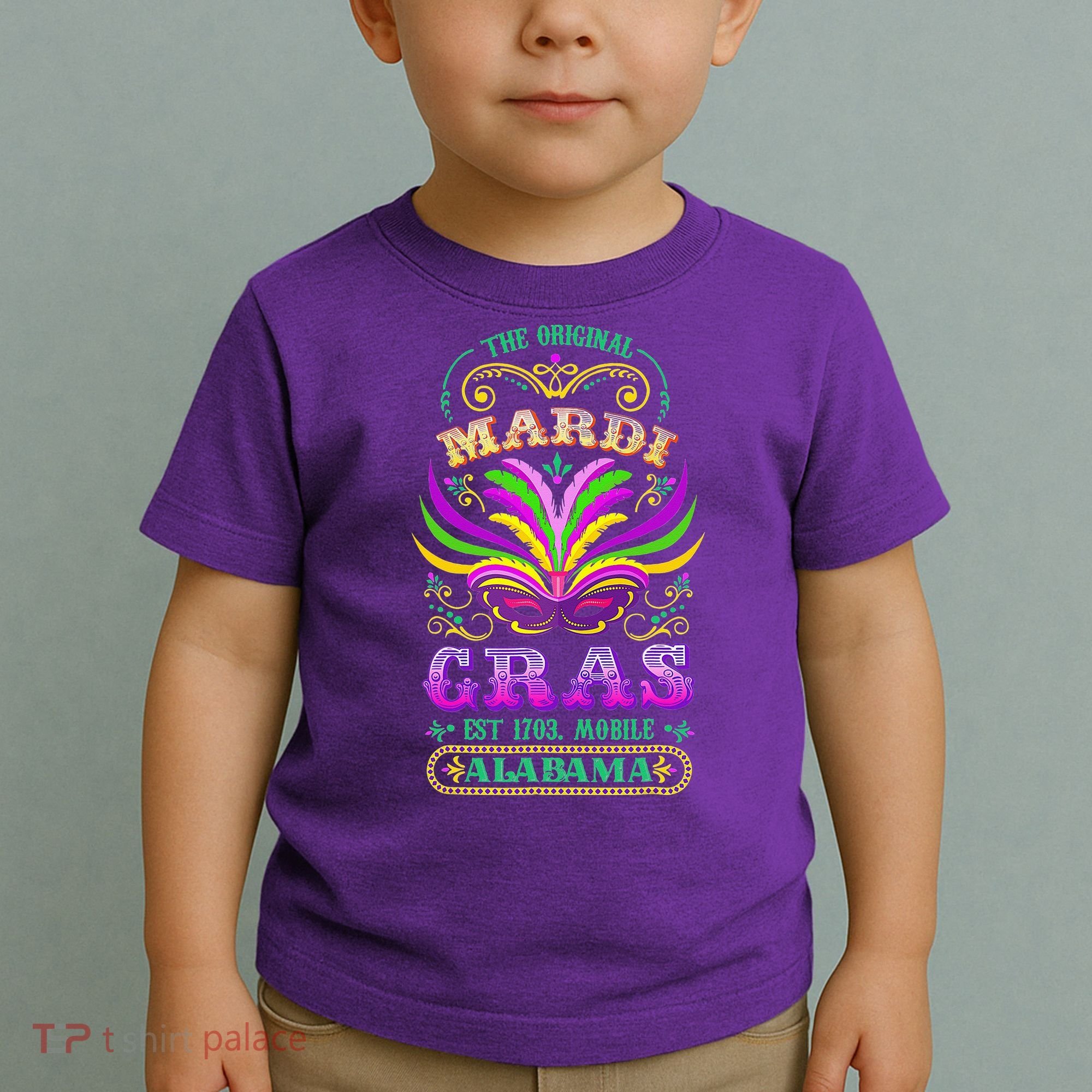 The Original Mardi Gras Mobile Alabama 1703 Toddler T-Shirt
