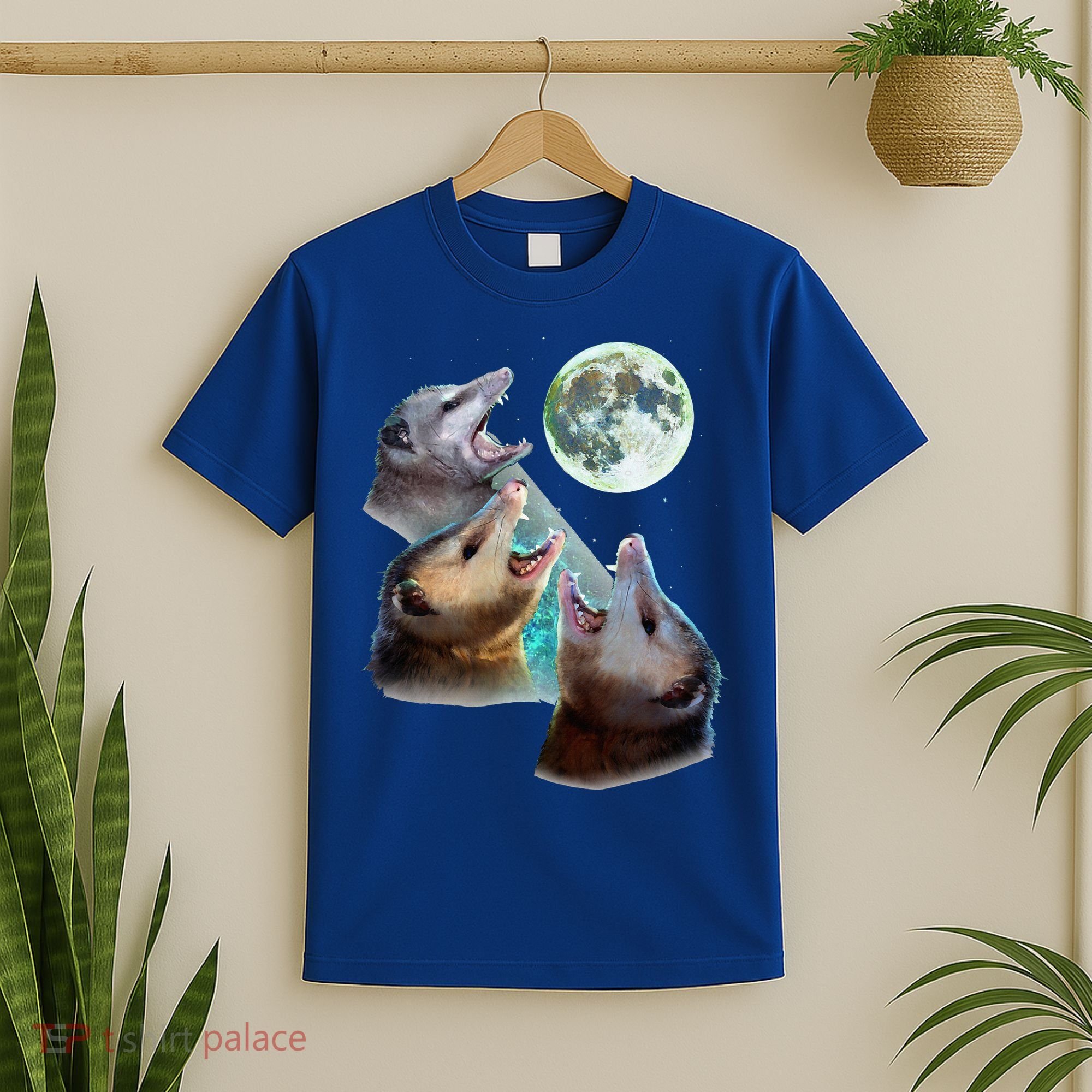 Three Opposum Moon With 3 Possums And Dead Moon T-Shirt