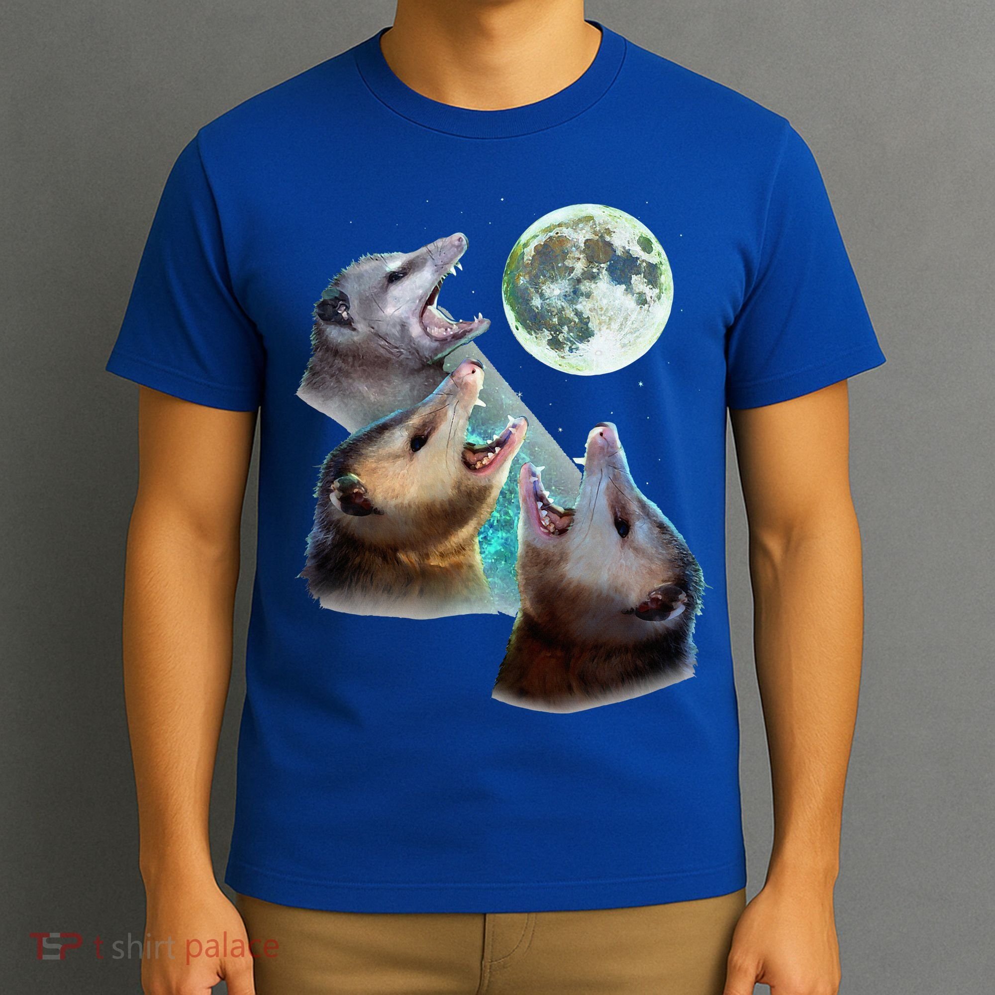 Three Opposum Moon With 3 Possums And Dead Moon T-Shirt