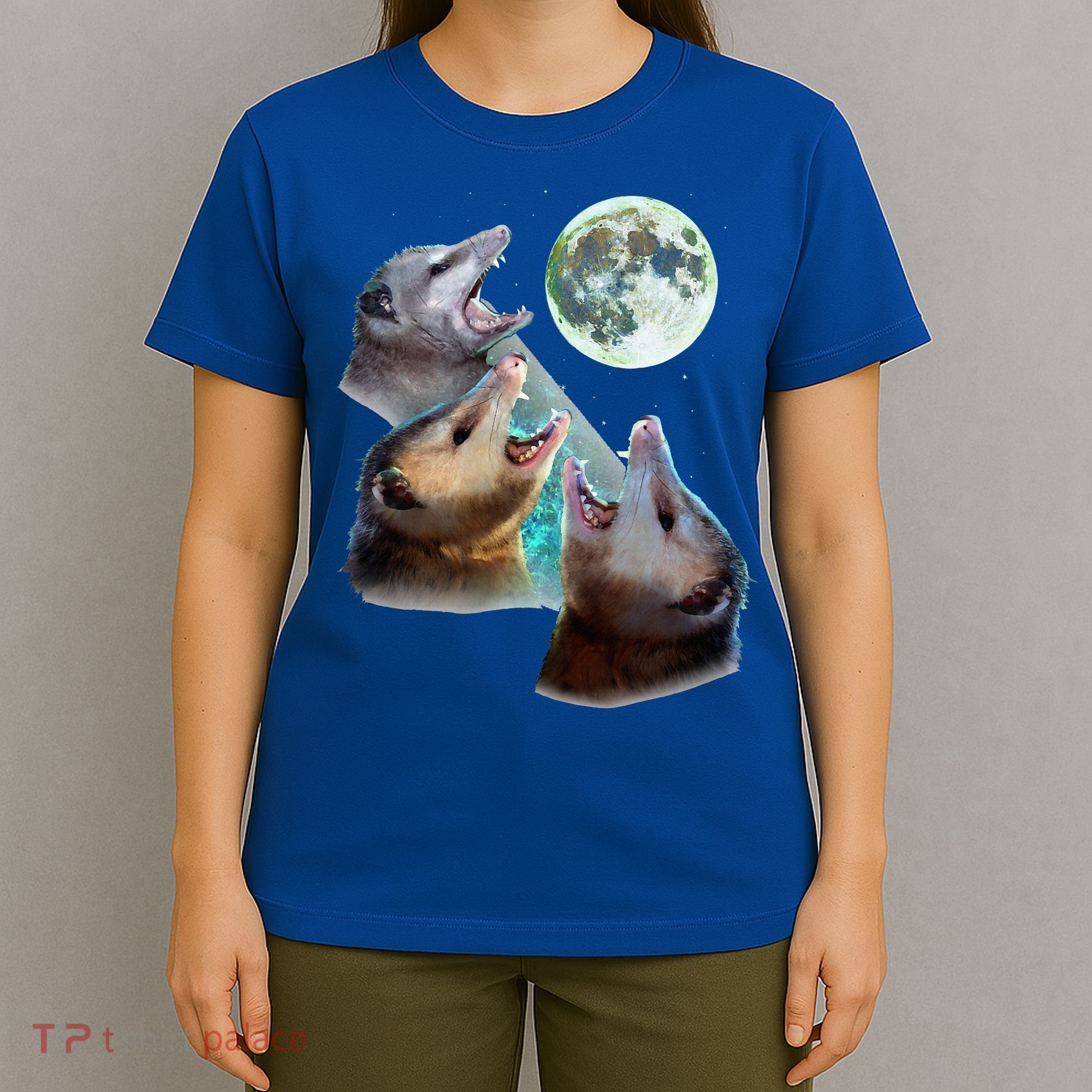Three Opposum Moon With 3 Possums And Dead Moon T-Shirt