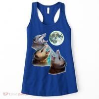 Three Opposum Moon With 3 Possums And Dead Moon Women's Tank Top thumb 0