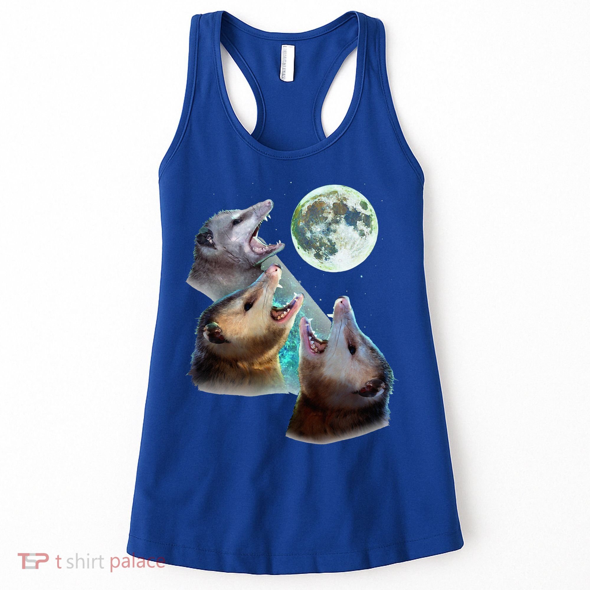 Three Opposum Moon With 3 Possums And Dead Moon Women's Tank Top