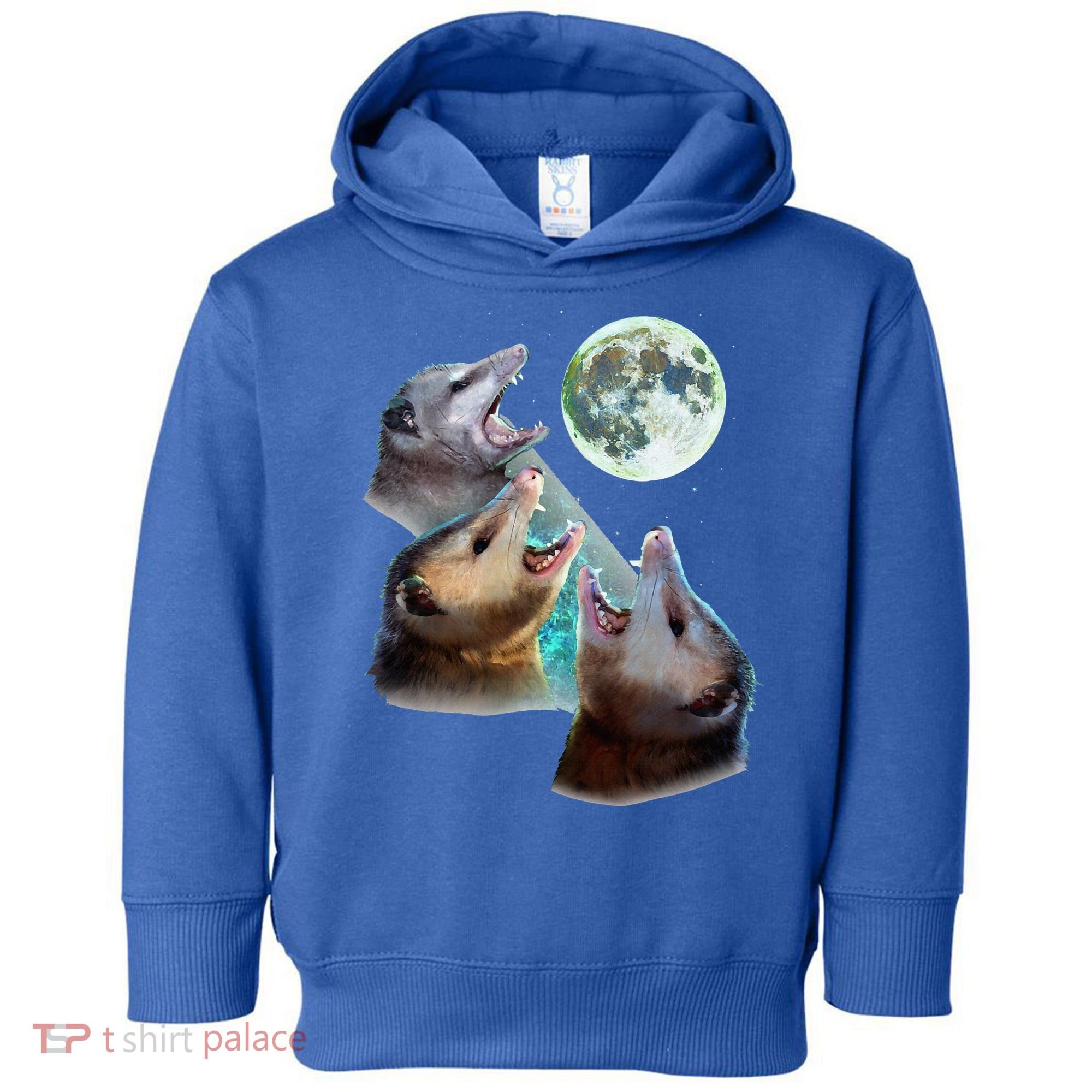 Three Opposum Moon With 3 Possums And Dead Moon Toddler Hoodie