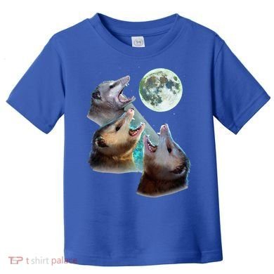 Three Opposum Moon With 3 Possums And Dead Moon Toddler T-Shirt