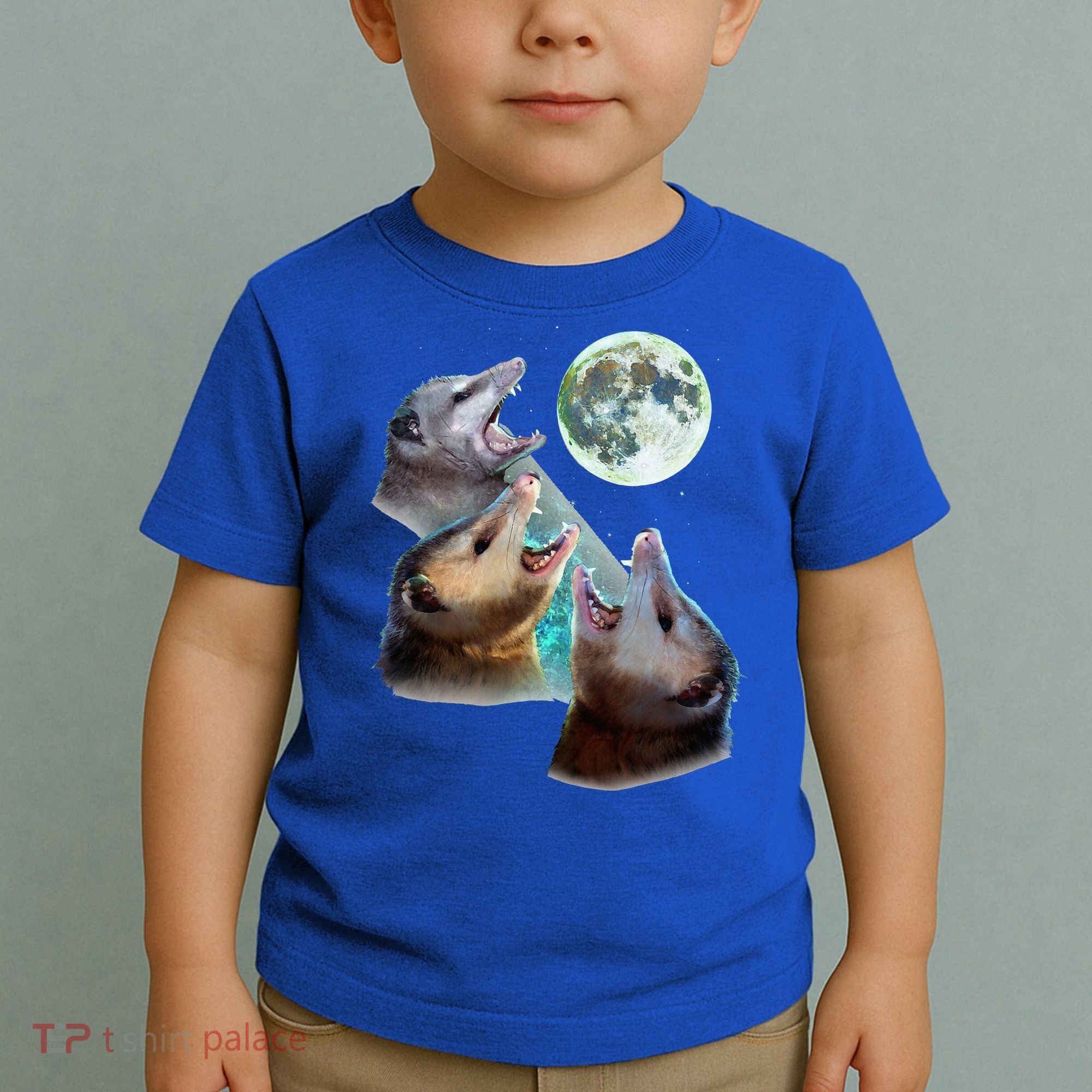 Three Opposum Moon With 3 Possums And Dead Moon Toddler T-Shirt