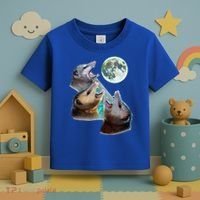 Three Opposum Moon With 3 Possums And Dead Moon Toddler T-Shirt thumb 3