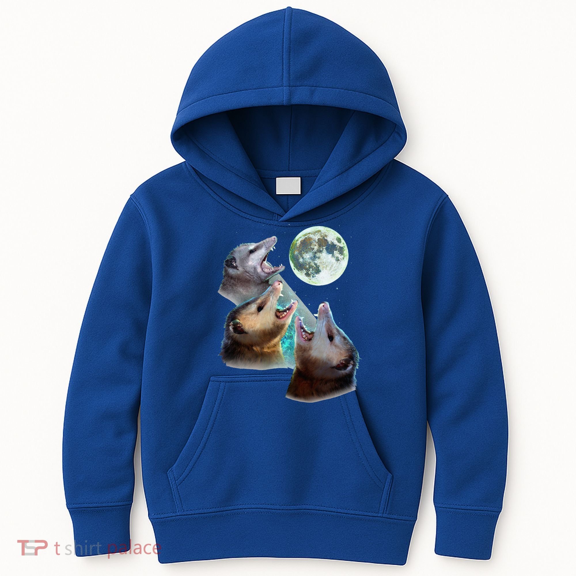 Three Opposum Moon With 3 Possums And Dead Moon Kids Hoodie