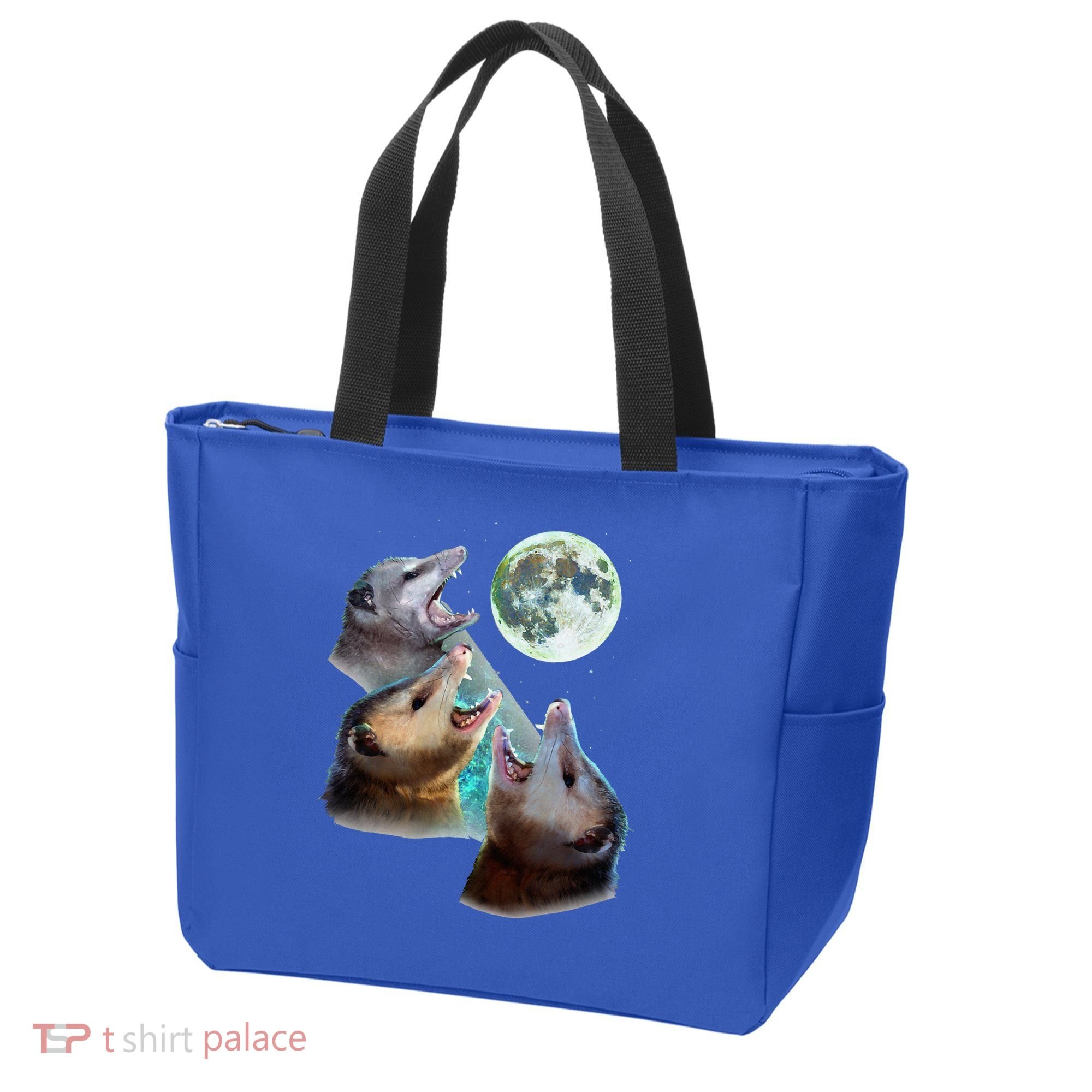 Three Opposum Moon With 3 Possums And Dead Moon Tote Bag