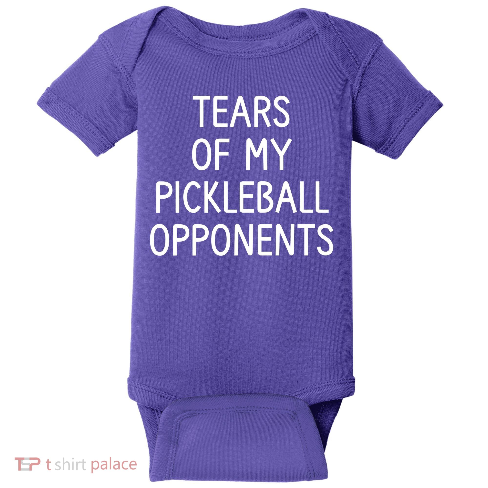 Tears Of My Pickleball Opponents Baby Bodysuit