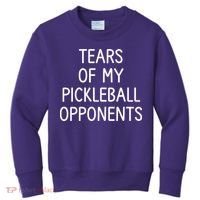 Tears Of My Pickleball Opponents Kids Sweatshirt thumb 0