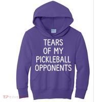Tears Of My Pickleball Opponents Kids Hoodie thumb 0