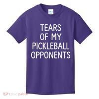 Tears Of My Pickleball Opponents Kids T-Shirt thumb 0