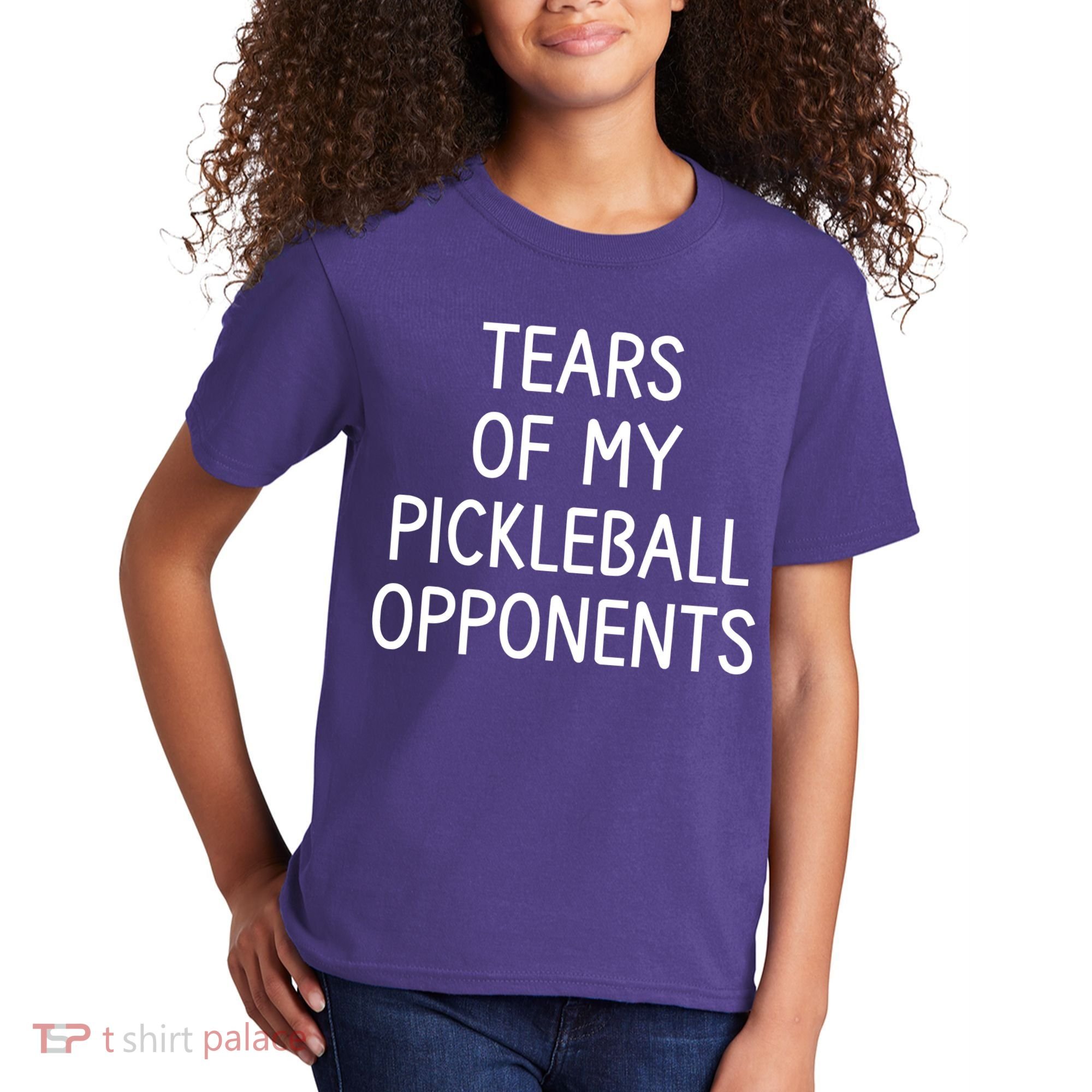 Tears Of My Pickleball Opponents Kids T-Shirt