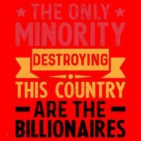 The Only Minority Destroying This Country Are Billionaires Santa Hat thumb 1