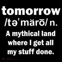 Tomorrow Definition Funny Bucket Hat thumb 4
