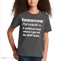 Tomorrow Definition Funny Kids T-Shirt thumb 2