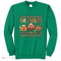 Thanksgiving Or Nurse Fall Pumpkin And Turkey Autumn Check Sweatshirt thumb 0