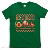 Thanksgiving Or Nurse Fall Pumpkin And Turkey Autumn Check T-Shirt thumb 0