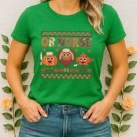 Thanksgiving Or Nurse Fall Pumpkin And Turkey Autumn Check Women's T-Shirt thumb 2