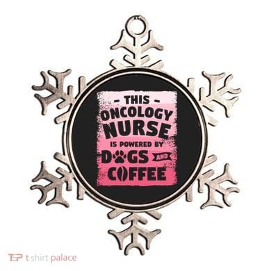 This Oncology Nurse Is Powered By Dogs And Coffee Oncologist Gift Ornament