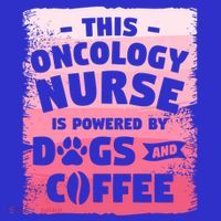 This Oncology Nurse Is Powered By Dogs And Coffee Oncologist Gift Visor thumb 3