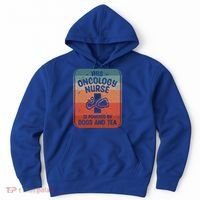 This Oncology Nurse Is Powered By Dogs And Tea Oncologist Cute Gift Hoodie thumb 0