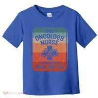 This Oncology Nurse Is Powered By Dogs And Tea Oncologist Cute Gift Toddler T-Shirt thumb 0