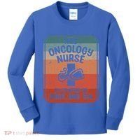 This Oncology Nurse Is Powered By Dogs And Tea Oncologist Cute Gift Kids Long Sleeve Shirt thumb 0