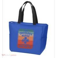 This Oncology Nurse Is Powered By Dogs And Tea Oncologist Cute Gift Tote Bag thumb 3