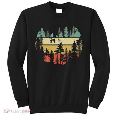 Trees Outdoors Nature Wildlife Retro Forest TShirt Sweatshirt