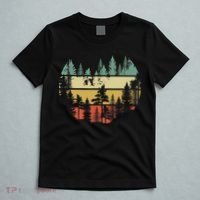 Trees Outdoors Nature Wildlife Retro Forest TShirt T-Shirt thumb 5