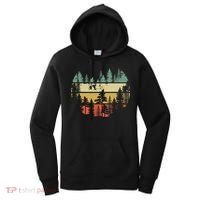 Trees Outdoors Nature Wildlife Retro Forest TShirt Women's Hoodie thumb 0