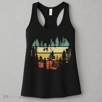 Trees Outdoors Nature Wildlife Retro Forest TShirt Women's Tank Top thumb 3