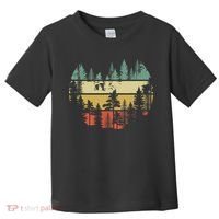 Trees Outdoors Nature Wildlife Retro Forest TShirt Toddler T-Shirt thumb 0