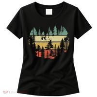 Trees Outdoors Nature Wildlife Retro Forest TShirt Women's T-Shirt thumb 0