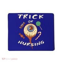 Trick Or Nursing Halloween Er Nurse Scary Emergency Nurse Gift Mousepad thumb 0