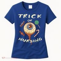 Trick Or Nursing Halloween Er Nurse Scary Emergency Nurse Gift Women's T-Shirt thumb 0