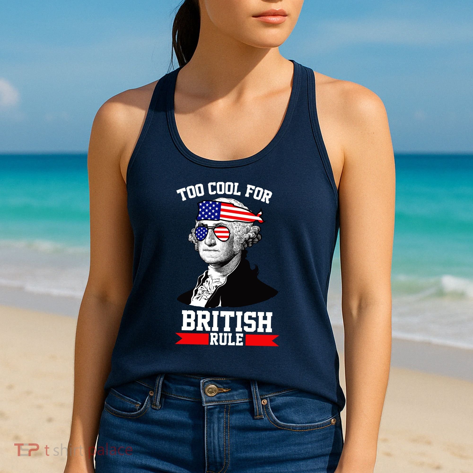 Too Cool For British Rule Women's Tank Top