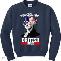 Too Cool For British Rule Kids Sweatshirt thumb 0