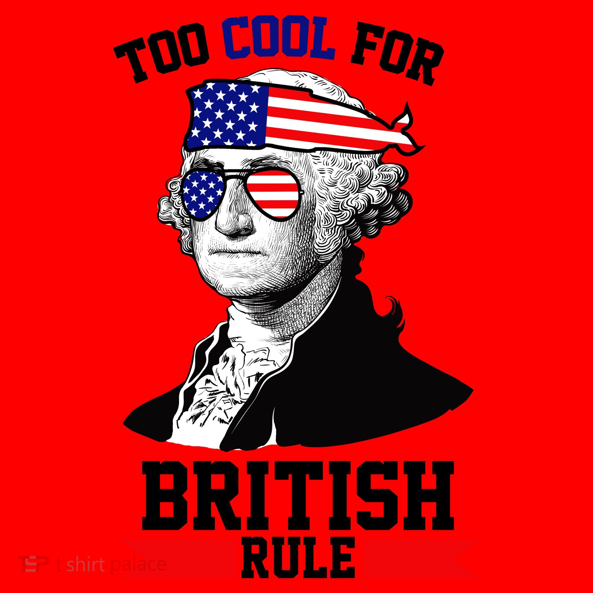 Too Cool For British Rule Santa Hat